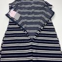 Lush Clothing LUSH Navy Blue White Stripe Tie Front Dress NWT Size M Photo 8