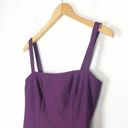 Cinq à Sept Cinq A Sept Ela Purple Ponte Midi Dress Size 2 Sleeveless Sheath Photo 6