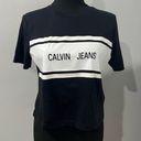 Calvin Klein Jeans  crop t-shirt . Size‎ S Photo 0