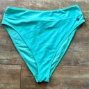 Gymshark High Rise Turquoise Bikini Bottoms Size Medium Photo 0