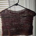 Crochet bathing suit cover Red Photo 0