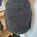 Banana Republic Black Stripe Mini Denim Skirt Photo 2