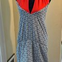 Mud Pie  Orange and Navy blue summer dress Photo 0