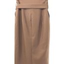 Bardot  Tie Waist Skirt in Tan / replaced buttons Photo 1