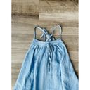 Romeo + Juliet Couture  Blue Tencel Dress Size S Soft Raw Hem Sleeveless B1 Photo 1