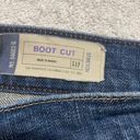 Gap Women's Size 2 Boot Cut Stretch Mid Rise Flap Pockets Dark Wash Denim Jeans Photo 4