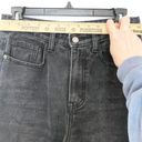 Pretty Little Thing  Mom Jeans Baggy Tapered Leg Size 4 Black Wash Photo 12