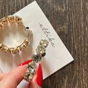 Ettika Crystal & 18k Gold Warrior Hoop Earrings Photo 2