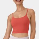 Halara NWT  Basic Padded Workout Cropped Tank Top in Coral Photo 0