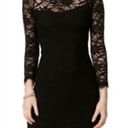 Jump  Long‎ Sleeve Illusion Lace Slim Pull-On Dress Size Small Photo 0