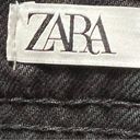 ZARA  Womens size 20 five pocket, dark wash high rise, denim shorts Photo 2