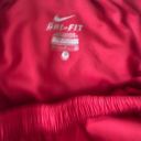 Nike  dri fit red women’s running work out shorts elastic waist sz S Photo 1