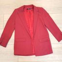 Mango  Essential Structure Woman's Red Blazer. Photo 1