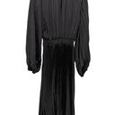 Petal and Pup  Eloise Dress Pleated Black Asymmetrical Long Sleeve Womens 10 Goth Photo 3