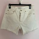 AGOLDE Parker Long High Waist Cutoff Denim Shorts Photo 1