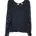 Daytrip Buckle  Women’s Striped Oversized Long Sleeve Knit Top Photo 0