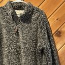 Weatherproof Original  Sherpa chunky fleece gray quarter zip sweater Photo 4