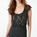 American Eagle Grey Sequined  Dress Photo 0