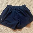 Lululemon Navy Hotty Hot Shorts 4” Photo 1