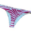 Free People  x Skin By SAME Burgundy Zebra Bikini Bottom Size Large Photo 0