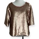 Parker Peyton and‎  medium rose gold sequined top Photo 1