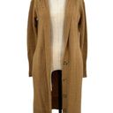 Everlane  The Cozy Stretch Duster Cardigan Caramel Camel Tan Size XXS **Flawed Photo 2