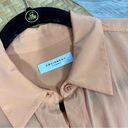 Equipment  femme 100% silk peach button down blouse Photo 6