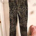 Good American NWOT  Good Waist Sage Leopard Cropped Jeans Photo 4