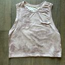 Gilly Hicks  marbled purple activewear cropped tank Photo 0