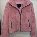 Paige NWOT  Kahlo Pink Blush Fuzzy Fleece Zip-Up Jacket size XS Photo 1