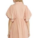 Entro V-Neck Gauze Embroidered Baby Doll Dress Photo 11