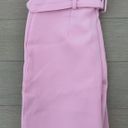 Missguided petite pink belted cigarette trousers Photo 3