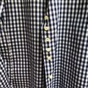 Tuckernuck  THE SHIRT BY ROCHELLE BEHRENS Navy Gingham Long Sleeve Icon Shirt L Photo 8