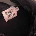 Princess Polly  Women’s Oversized Denim Jacket Charcoal Black SZ S M Photo 6