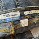 Old Navy  Vintage Y2K Blue Faded Grunge Western Retro Stretch Denim Mini Skirt Photo 3