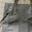 Relic leather patch grey shoulder bag Photo 1