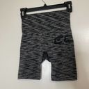 ECHT  black spacedye seamless high waist shorts size XS Photo 1