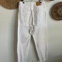 Stradivarius White Mom Jeans Photo 2