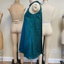 NWT 2000s Deadstock Tulle Satin Monochromatic Bubble Print Retro Trapeze Dress L Photo 1