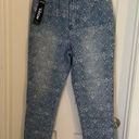 Simple Society NEW  Womens Bandana Jeans Size 9/29 SUPER HIGH RISE Light Wash Photo 0