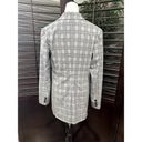 Nordstrom  Women's Gray Plaid Single Button Blazer M NWOT Photo 3