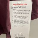 Lululemon Womens Tank Top Wrappers Delight Tank Sz 4 Burgundy New with Tags NWT Photo 8