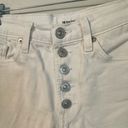 Hudson Jeans  High Rise Zoeey Exposed Button‎ White Cropped Shorts size 26 Photo 2