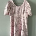 Tuckernuck  x Hyacinth House Pink Jacquard Empire Ella Mini Dress Photo 1