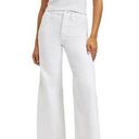 Good American  Good Flare Jeans Leg 5-Pocket Flat Front Denim White 24 NWT Photo 0