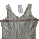 Vintage 80s 90s Sleeveless White Beaded Sequin Luxury Formal Tank Top Silk 10 Photo 2