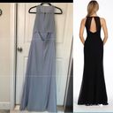 Hayley Paige Occasions Hayley Paige blue bridesmaid dress 5714 maxi chiffon size 8 wedding guest modest Photo 1