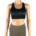 Reebok  Racerback Non-Padded Logo Front Sports Bra, Medium Photo 1