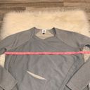 CAbi  draped pocket cardigan sweater sage gray 5132 small Photo 8