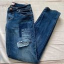 CAbi  Slim Boyfriend Patchwork Jeans #5308 Sz 2 Photo 3